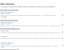 Tablet Screenshot of dioscentrico.blogspot.com