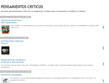 Tablet Screenshot of pensamientocriticotec.blogspot.com