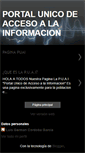 Mobile Screenshot of portalunicodeaccesoalainformacionadsi.blogspot.com