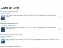 Tablet Screenshot of lugaresdlmundo.blogspot.com