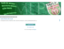 Tablet Screenshot of hockeyimlp.blogspot.com