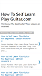 Mobile Screenshot of howtoselflearnplayguitar.blogspot.com