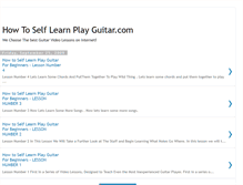 Tablet Screenshot of howtoselflearnplayguitar.blogspot.com