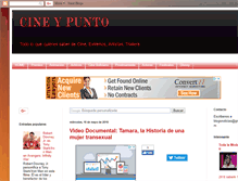 Tablet Screenshot of cineypunto.blogspot.com