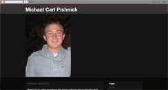 Desktop Screenshot of michaelcarlpishnick.blogspot.com