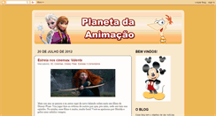 Desktop Screenshot of planetadaanimacao.blogspot.com