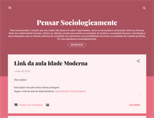 Tablet Screenshot of pensarsociologicamente.blogspot.com