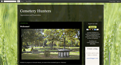 Desktop Screenshot of cemeteryhunters.blogspot.com