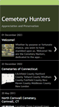 Mobile Screenshot of cemeteryhunters.blogspot.com