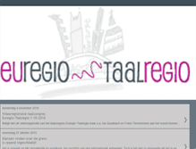 Tablet Screenshot of euregiotaalregio.blogspot.com