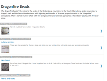 Tablet Screenshot of dragonfirebeads.blogspot.com