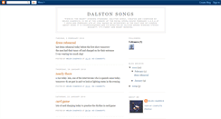 Desktop Screenshot of dalstonsongs.blogspot.com