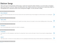 Tablet Screenshot of dalstonsongs.blogspot.com