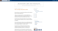 Desktop Screenshot of bloggersareegomaniacs.blogspot.com