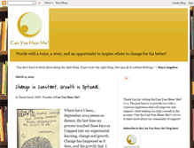 Tablet Screenshot of canyouhearmeblog.blogspot.com
