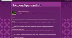 Desktop Screenshot of logpond-pujaanhati.blogspot.com