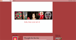 Desktop Screenshot of fortheluvofit.blogspot.com