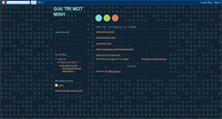 Desktop Screenshot of giaitrimotminh.blogspot.com