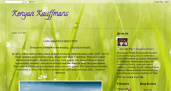 Desktop Screenshot of kenyankauffmans.blogspot.com