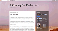Desktop Screenshot of craveperfection.blogspot.com
