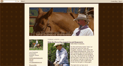 Desktop Screenshot of mulespeakshorse.blogspot.com