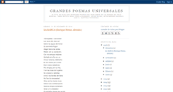 Desktop Screenshot of grandespoemasuniversales.blogspot.com