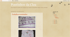Desktop Screenshot of clau-pontinhosdaclau.blogspot.com