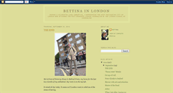 Desktop Screenshot of bettinainlondon.blogspot.com