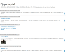 Tablet Screenshot of ejeparroquial.blogspot.com