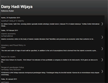 Tablet Screenshot of danyhadiwijaya.blogspot.com