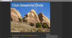 Desktop Screenshot of desplomeonda.blogspot.com