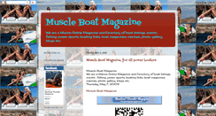 Desktop Screenshot of muscleboats.blogspot.com