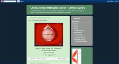 Desktop Screenshot of chenoaumcsermons.blogspot.com