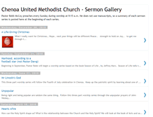 Tablet Screenshot of chenoaumcsermons.blogspot.com