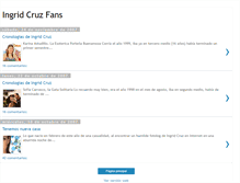 Tablet Screenshot of ingridcruz-fans.blogspot.com