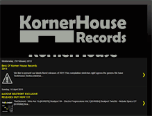 Tablet Screenshot of kornerhouserecords.blogspot.com