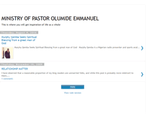 Tablet Screenshot of olumideemmanel.blogspot.com