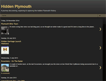 Tablet Screenshot of hiddenplymouth.blogspot.com