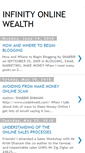 Mobile Screenshot of infinityonlinewealth.blogspot.com