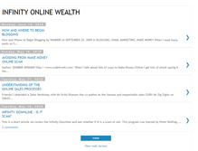 Tablet Screenshot of infinityonlinewealth.blogspot.com