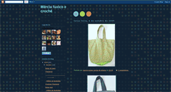 Desktop Screenshot of marciaartesanatoeartes.blogspot.com