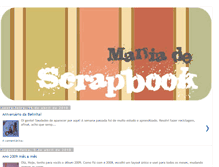 Tablet Screenshot of maniadescrapbook.blogspot.com