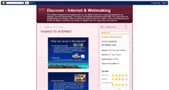 Desktop Screenshot of discover-internet.blogspot.com