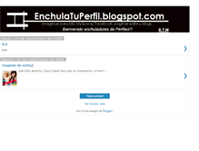Tablet Screenshot of enchulatuperfil.blogspot.com
