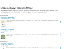 Tablet Screenshot of mybabystoreonline.blogspot.com