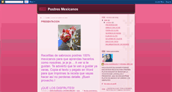 Desktop Screenshot of postresmex.blogspot.com