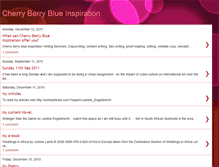 Tablet Screenshot of cherryberryblueinspiration.blogspot.com