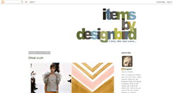 Desktop Screenshot of itemsbydesignbird.blogspot.com