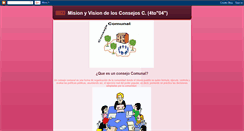 Desktop Screenshot of misionyvisiondelosconsejosc.blogspot.com