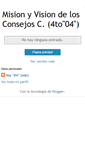 Mobile Screenshot of misionyvisiondelosconsejosc.blogspot.com